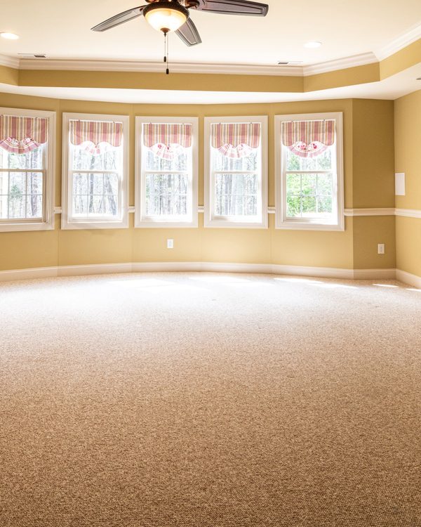 A dated but well-kept home interior